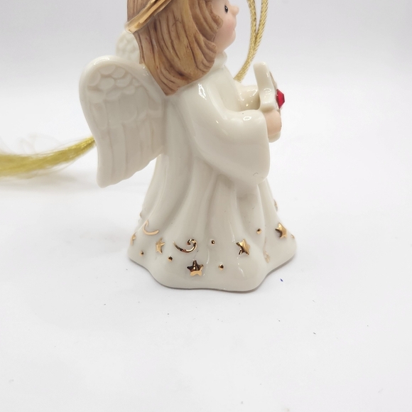 Lenox My Birthstone Angel Christmas Ornament - July Ruby - Picture 5 of 5